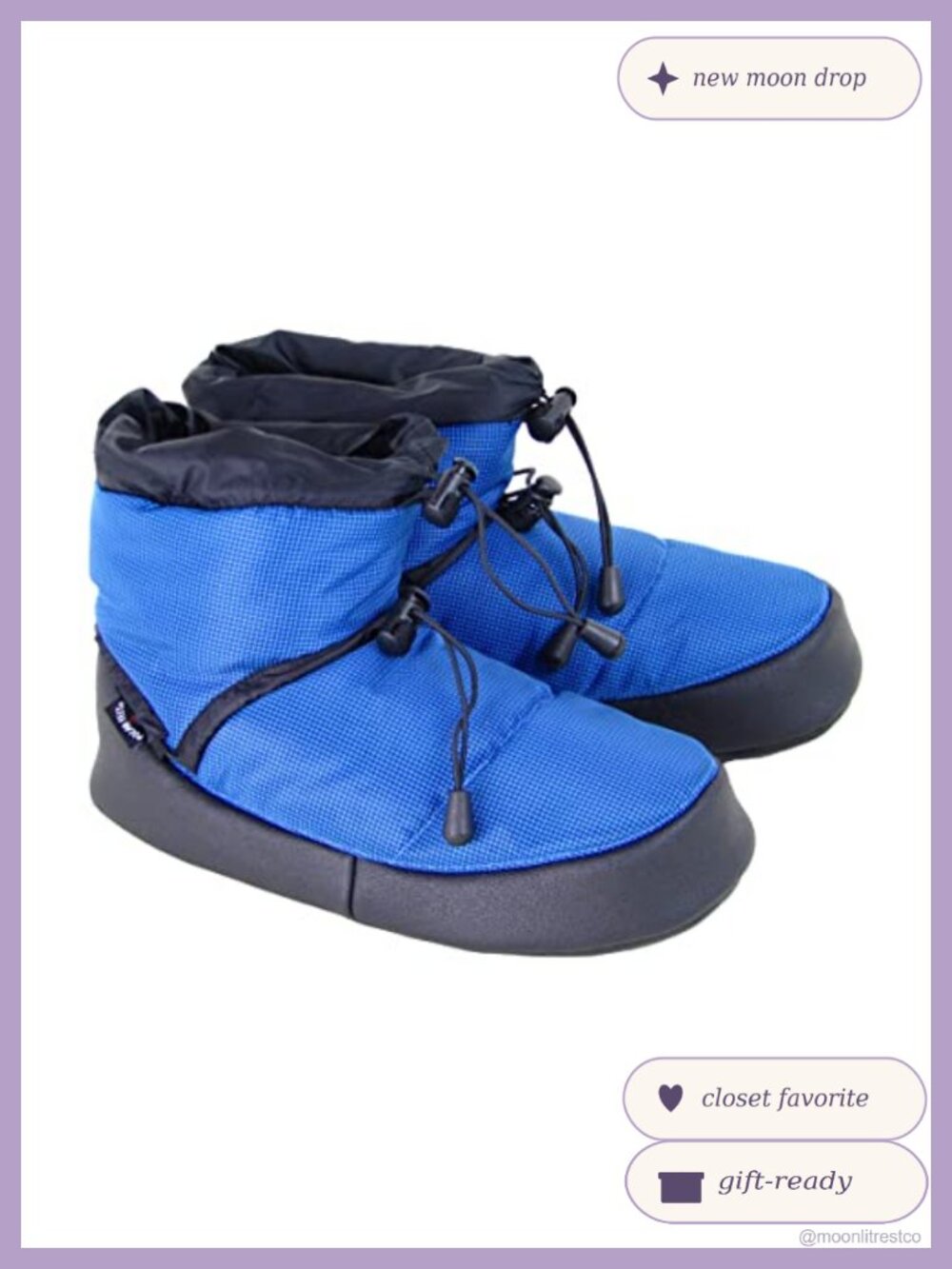 Polar Feet Camp Booties Slippers Fleece Memory Foam Nonslip Unisex
